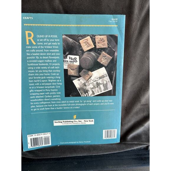 cowboy Crafts Book Arts Western Southwestern Design Art Deco Sewing Knitting Y2K - Picture 2 of 7